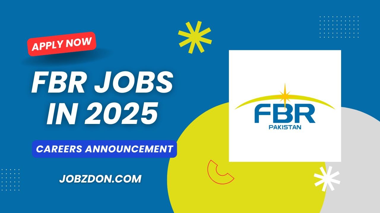 Federal Board of Revenue FBR Jobs 2025