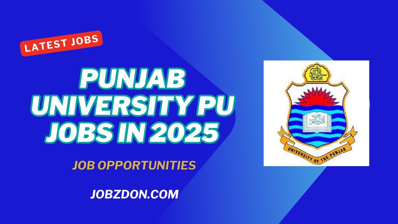Punjab University PU Jobs 2025