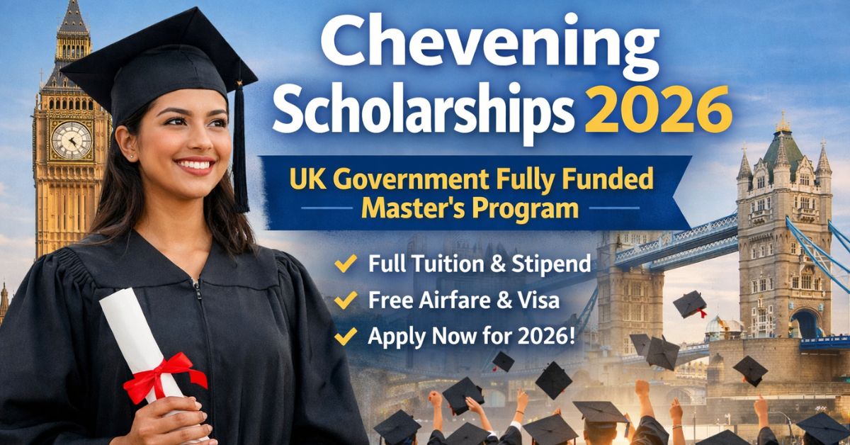 Chevening Scholarships 2026 – UK Government Fully Funded Master’s Program